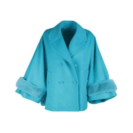 Ermanno Scervino, Coats Blauw, Dames, Maat:M