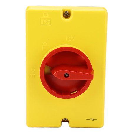 Aurinkosähkön erotuskytkin 4P 415V 25A PV-isolaattori IP66 Vedenpitävä ulkokotelo