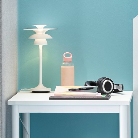 Tischlampe PICASSO, mattweiß