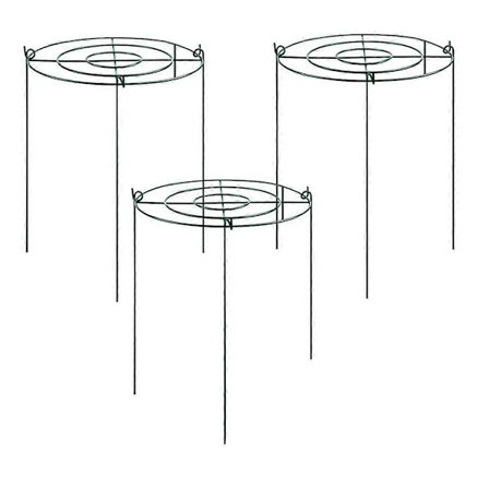 3 settiä pionitukikehikkoja, kasvatusrenkaat 4 jalalla, kasvitukituki, vahva kukka