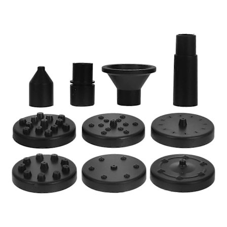 3 Sett Solcelledrevet Fuglebad Fontene Pumpe Kit Flytende Fontene Dyser Hoder Plast Fontene Vann Spray Hoder For Små Dammer Hage Bla...