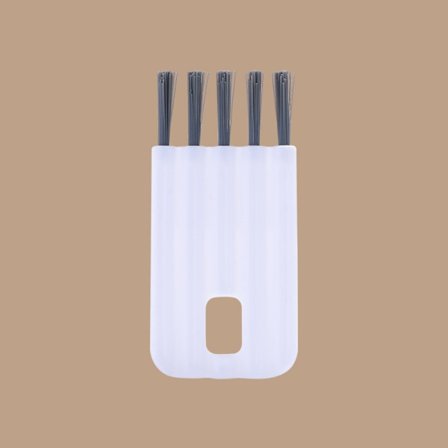 6 kpl Groove Gap Brush -puhdistusharja VALKOINEN