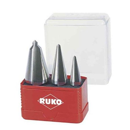 Ruko A101033 Metallborsett konisk, 3 deler, i plastkassett, Maskintilbehør & forbruk