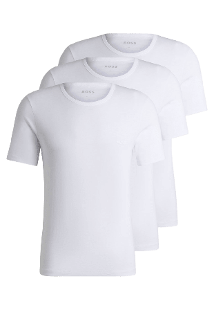 HUGO BOSS TShirt RN 3P Classic Underlinnen & t-shirts Herr Vit S