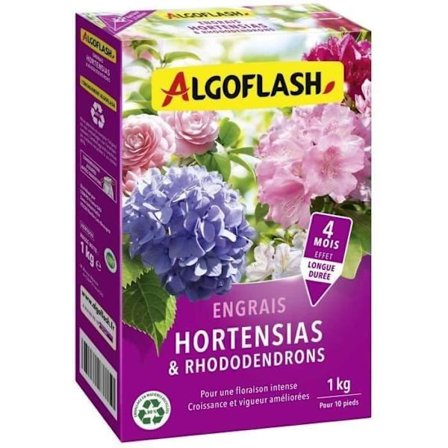 Hortensias och rhododendrons gödselmedel - Algoflash naturasol - 1 kg