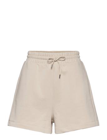 Roni Sweat Shorts Shorts Flowy Shorts/Casual Shorts Beige Residus