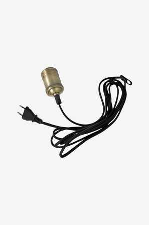 Star Trading - Ledning med fatning E27 Classical - Grå - Tilbehør - Fra Homeroom