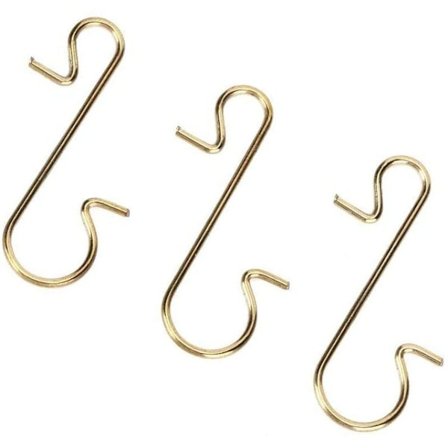 Pakke med 120 juledekorasjonskroker, juledekorasjon S-formede kroker, hengere KLB