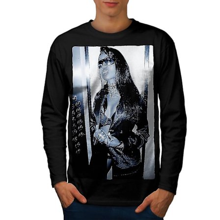 Modell Erotic Hot Sexy Men Långärmad T-shirt