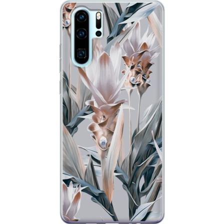 Huawei P30 Pro Läpinäkyvä kuori Kukkia