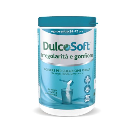 DulcoSoft Irregolarità e Gonfiore Lassativo Macrogol e Simeticone