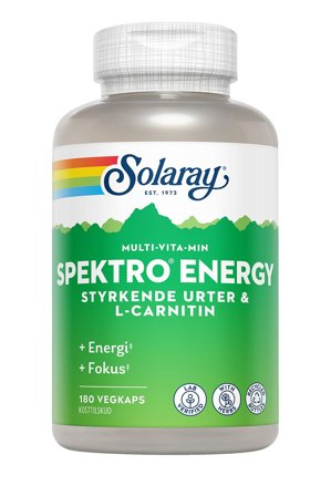 Solaray Spektro Energy 180 Kapsler, Helse & Madvarer, Mineraler, Multimineraler