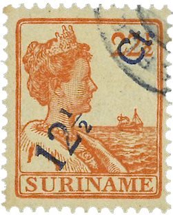 Suriname 1926 - NVPH 115 - Stemplet