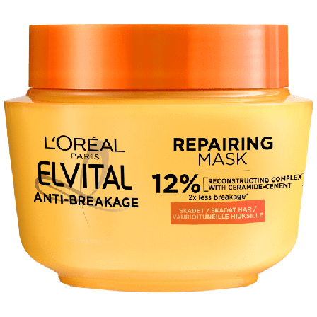 L'Oréal Paris Elvital Anti-Breakage Inpackning, 300 ml Inpackning & behandling Dam ONESIZE