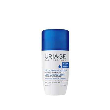 URIAGE Deodorante Delicato Roll-on, Efficacia antiodore 24h 50ml - Deodorante Roll-on