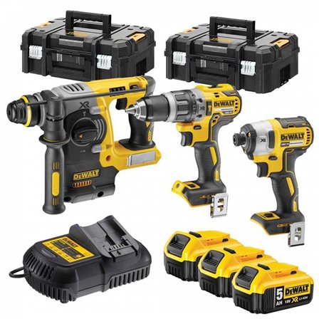 Dewalt DCK368P3T Verktøypakke, Maskiner