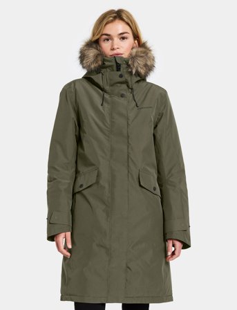 Didriksons Erika Parka - Khaki green - 36