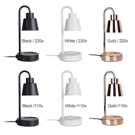 Aromaterapi Smeltevokslampe Dimbar Nattelys Bordstearinlyskoker Lampe