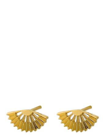 Sphere Earsticks Accessories Jewellery Earrings Studs Gold Pernille Corydon