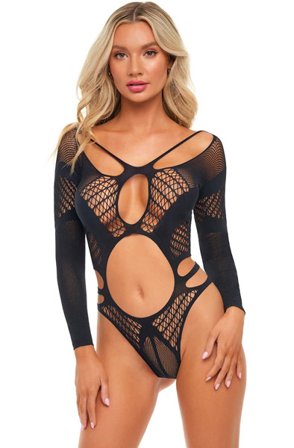 On Chokehold Bodystocking Schwarz Onesize