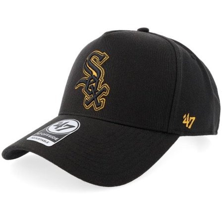 47 Brand - Gul adjustable Keps - Hatstore Exclusive x Chicago White Sox Ballpark Offside Black/Gold A-Frame Adjustable @ Hatstore