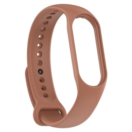Xiaomi Mi Band 7 / 6 / 5 yksinkertainen kellon hihna - Ruskea