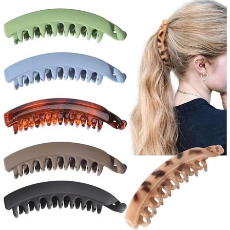 6-delt Hårklemme - Stort Tilbehør til Tykke Frisurer