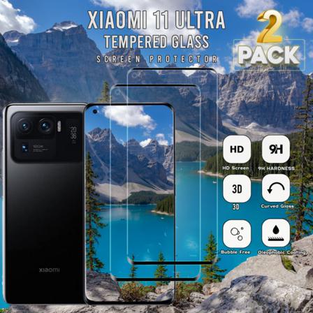 2-pack Xiaomi 11 Ultra - 9h Härdat Glas - Super Kvalitet 3d