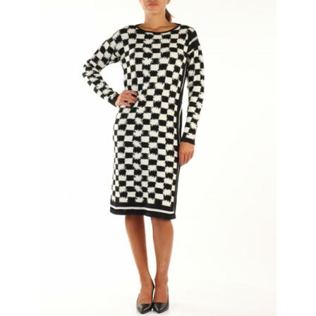 Manila Grace Midi Kjole Sort, Dame