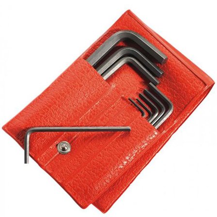 Facom 82H.JU7 Insexnyckelsats korta, i fodral 0,028-3/32", 7 st., Handverktyg