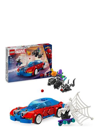 Spider-Mans Racerbil Og Venom Green Goblin Toys Lego Toys Lego Super Heroes Multi/patterned LEGO