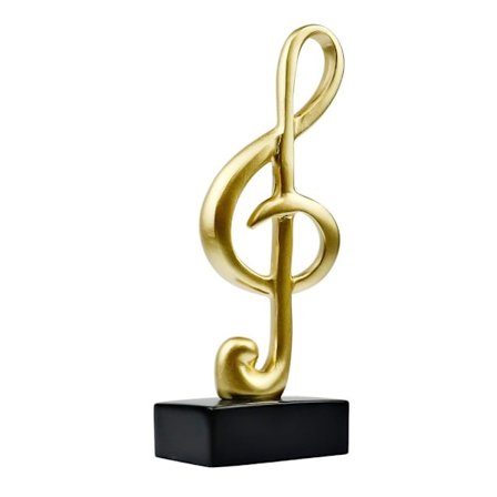 Nuottipatsaat Nuottisisustus Kultainen nuottimalli