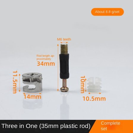 Møbelskrue Møbelstik 2 2