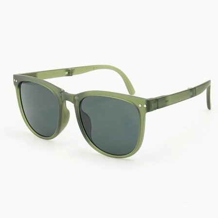 2024 Retro taittuvat aurinkolasit laukulla Muoti Ulkoilu Ajo Kalastus Taitettavat Aurinkolasit Naisille ja Miehille