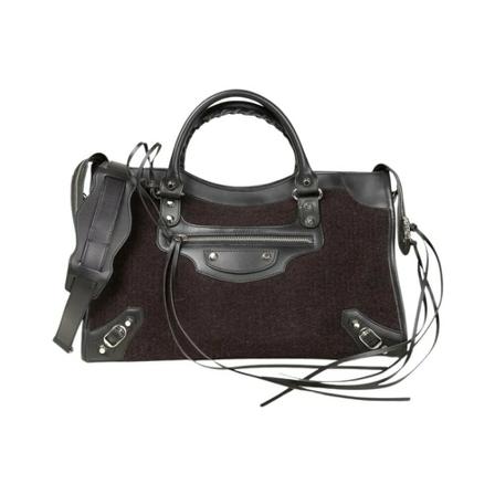 Balenciaga Vintage Pre-owned Shoulder Bags Sort, Dame Vintage Tasker, Størrelse: ONE Size