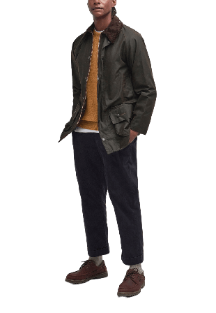 Barbour Beaufort Wax Jacket Jackor Herr Grön 36