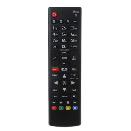 Fjernkontroll AKB75095312 for Smart TV 49UJ651V 49UJ655V 55LJ540V 55UJ620V 55UJ630V Kontroller Spiller Erstatning