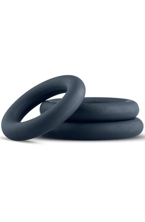 Boners 3-Piece Cock Ring Set Grey - Woome.pl