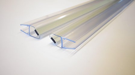 Contura Space Magnetliste transparent, for rett vegg, Baderom