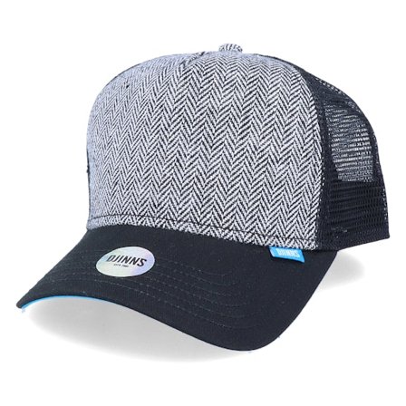 Djinns - Black trucker Czapka Z Daszkiem - Hft Tweed Combo Black Trucker @ Hatstore