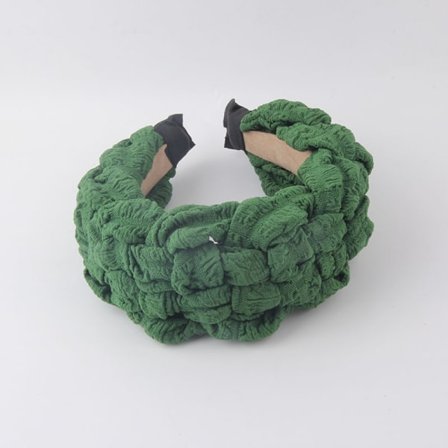 Paksu punottu pääpanta Twist-punos laskostettu hiuspanta B B