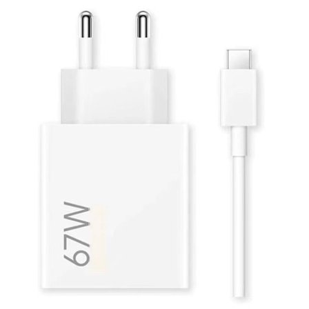 YHTEENSOPIVA XIAOMI 67W HyperCharge -PAKETTI, Type-A EU-pistoke pikalaturi (1M)