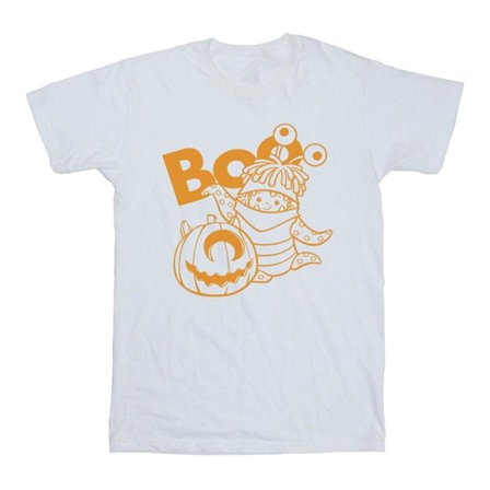 Monsters Inc Flickor Boo Bomull Halloween T-Shirt 3-4 År Vit