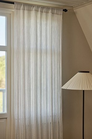 Jotex - Franjegordijn 1-pack Wit Wit - MARAIS - Koop Kant-en-klaar gordijnen bij Jotex