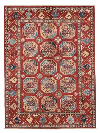 Medalionowy Mały Kazak Fine Dywan 150X202 Wełna