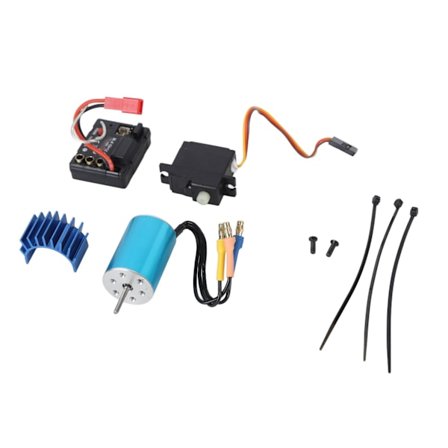 RC Bil Brushless ESC Brushless Motor Servo Motor Køleplade til SG1607 1/16 Fjernstyret Bil