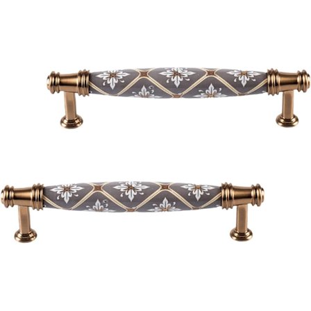 2 kpl Keraamiset kaapin laatikoiden vetimet Vintage-lipaston vetimet Ainutlaatuiset keittiökaapin helat 5 tuuman reikäväli Vaatekaapin nupit 