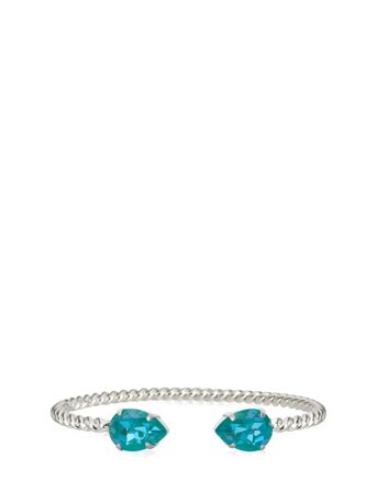 Caroline Svedbom Mini Drop Bracelet Rhodium - Silver - ONE SIZE