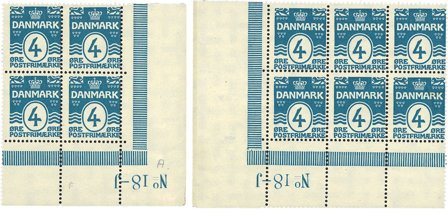 Danmark - AFA 80 i 2 blokke - Ubrugt