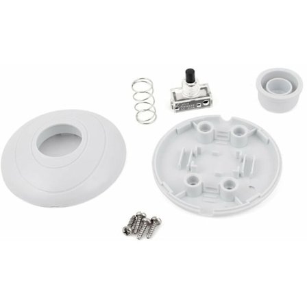 Jalkalamppu kytkin jalkapoljin kytkin katuvalaisin päälle/pois käsipuristus katuvalaisimen linjakytkin - valkoinen